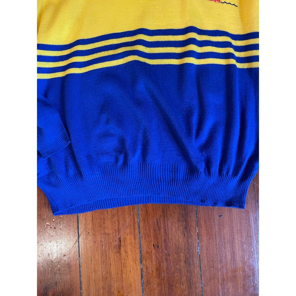 Vintage 1980s Ocean Pacific Winter Surf ’86 Patrol Team Sweater Size L - Picture 7 of 9